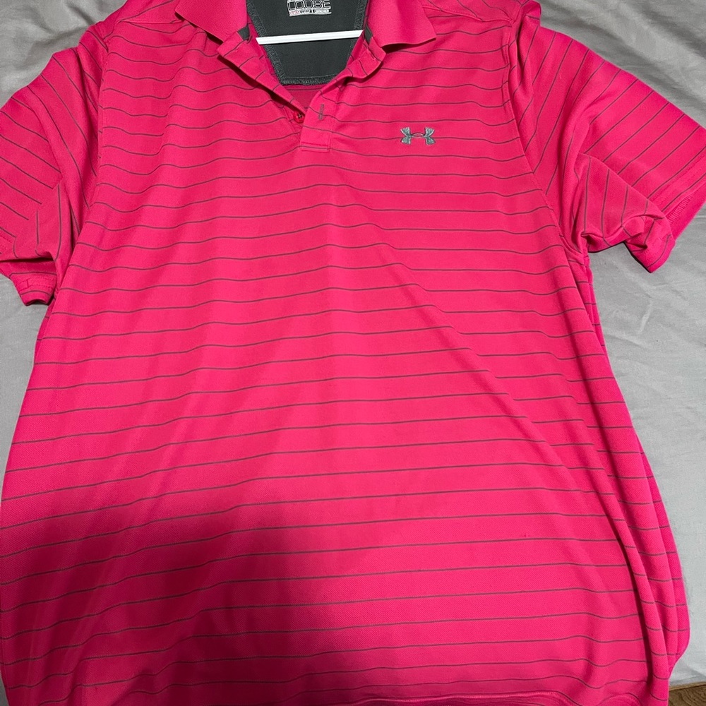 Under armor polo golf shirt